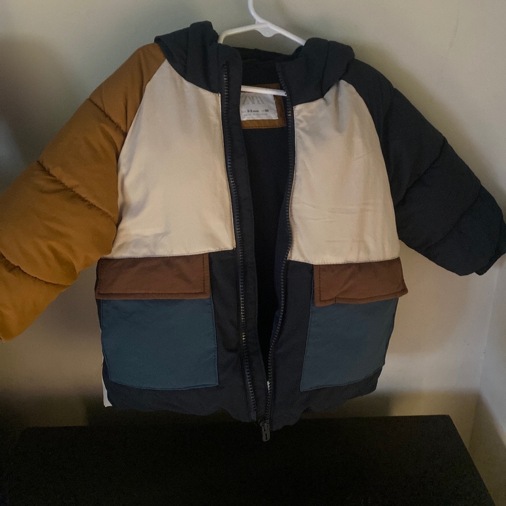 Boys’ Multicolor Oversized Puffer